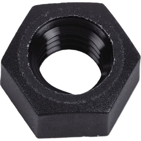 Écrou hexagonal en nylon PA66, vis de fixation en plastique épais pour la réparation automobile à domicile, noir M6 (1/5)