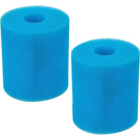 2 Stück Poolfilter Schwamm Ersatz Schwimmbad Filter