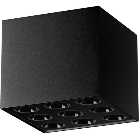 ECLIPSE LED-Deckenleuchte Schwarz Aluminium Lumino 12.123.11 (1/5)