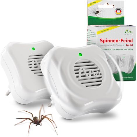 GARDIGO Anti-Araignées à Ultrasons Lot de 2 pour Intérieur (1/5)