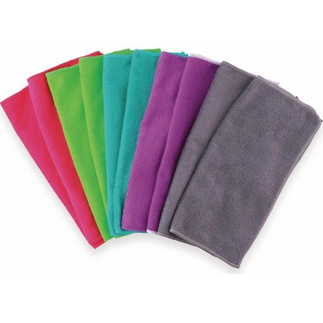 LIFETIME Mikrofaser-Reinigungstücher CLEAN, 10 Stück, 30x30 cm (1/3)
