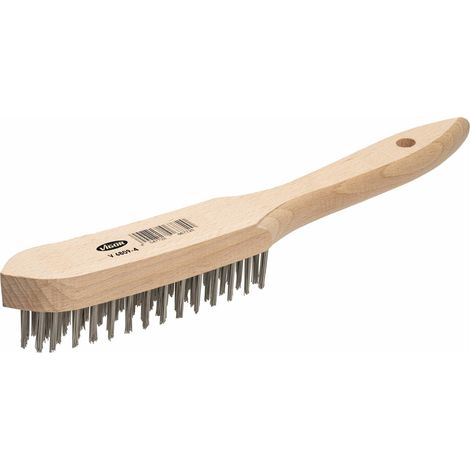 VIGOR Drahtbürste Stahl vierreihig V6809-4 (1/5)