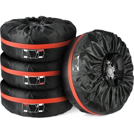 Juego de 4 bolsas impermeables para neumáticos de 13 a 18 pulgadas. (1/5)