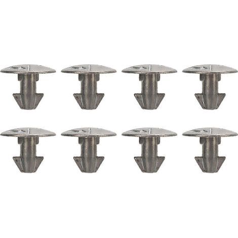 Lot de 8 goupilles de fixation de cache-moteur de radiateur 90674 TY2 A01, boulon inférieur de protection anti-éclaboussures pour Honda Civic CR-V Accord (1/5)
