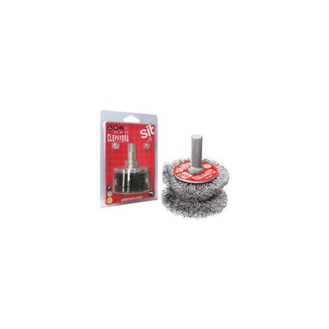 BROSSE CIRCULAIRE AVEC TIGE 'CLEPSYDRA' SIT Ø 60x30 mm