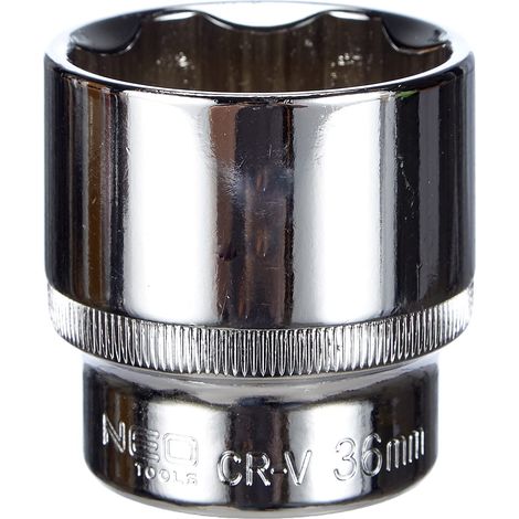 Chiave a bussola esagonale da 1/2", 36 mm, Superlock (1/4)