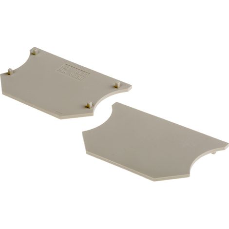 Plaque d'extrémité RS PRO pour CDU, CTR ( Prix pour Paquet de 5 )