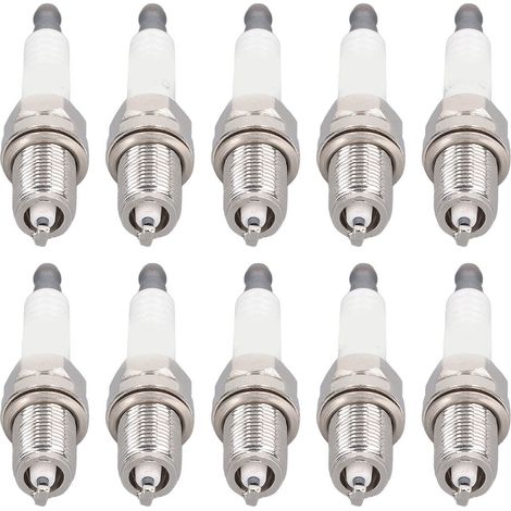 10 Pièces Bougies d'Allumage K6RTC Équivalentes CHAMPION RC12YC pour Moteurs Kohler 12 132 02, 12 132 02‑S, 25 132 12‑S (1/5)