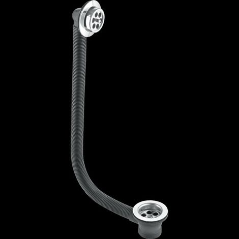 McAlpine 1.25" x 70mm Bath Waste & Overflow - Chrome Grating