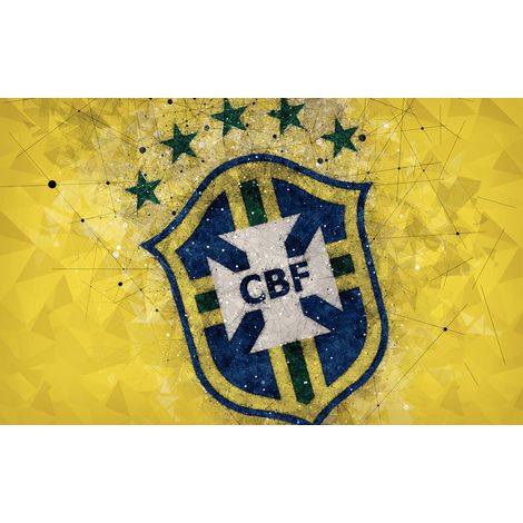 Papier peint panoramique Foot / Football - CBF - 130 cm x 81 cm (1/2)