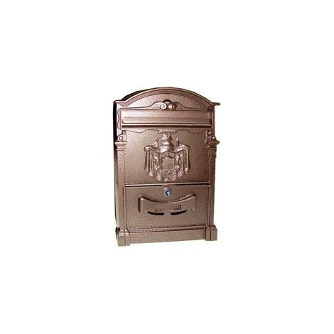 Cassetta Postale in Alluminio per Esterni Residence Bronzo 25 CMX9X41H