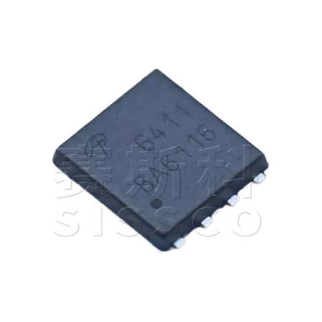 Original AOS MOSFET AON6411 DFN-8 5.7x5.1mm, P-channel MOSFET 6411, electronic component chip, electronic component, 5 pieces per pack.