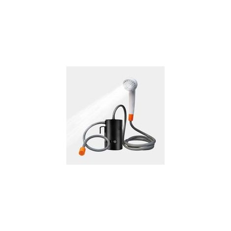 Douche d'extérieur portable, 2 modes de débit, pompe de douche alimentée par batterie de 4400 mAh pour randonnée/randonnée, voyage, plage, animal de compagnie, floraison, étanche IPX7 et rechargeable (1/3)