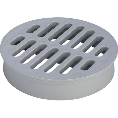 Grille 4941.5-551 en plastique gris de 100 mm