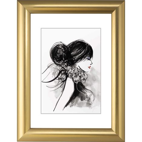 Kunststoff Bilderrahmen Sofia 40x50cm Gold (1/4)