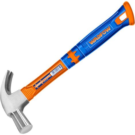 Marteau à griffes WADFOW 27 mm, acier au carbone 45, manche en fibre de verre