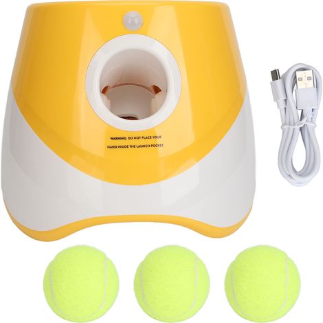 Interaktiver automatischer Ballwerfer, einfach zu bedienen, mit 3 Wurfweiten für kleine und mittelgroße Hunde. (1/5)