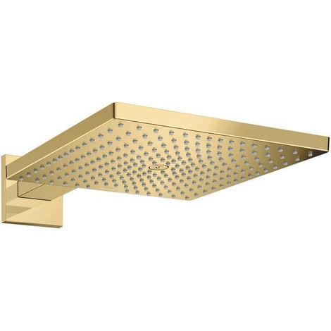 Hansgrohe Raindance E - Douche de tête E 300 avec bras de douche, 1 jet, aspect doré poli 26238990 (1/5)