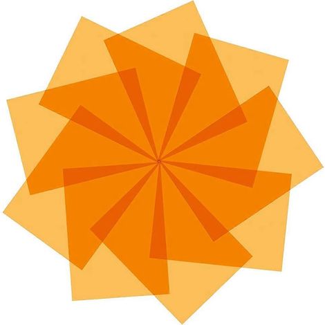 Packung mit 9 orangefarbenen Gelatinefiltern für Projektoren, Bühnenbeleuchtung, Kino und Video (1/5)