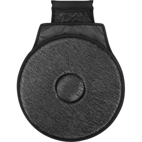 Coussin de Siège Auto Multifonction Rotatif à 360 Degrés, Coussin de Siège Pivotant Universel pour Personnes Âgées Et Handicapées, Noir (1/5)