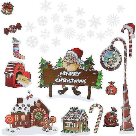 1 lot de décorations de Noël pour fenêtres (1/5)