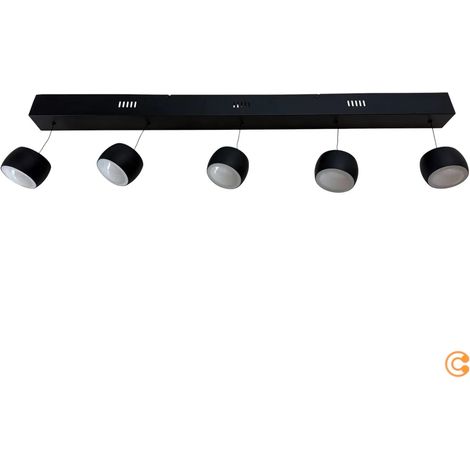 [GEBRAUCHT] B-Ware Just Light Led Hängelampe Pendelleuchte Ballini Schwarz 5fl Switchmo Dimmbar75