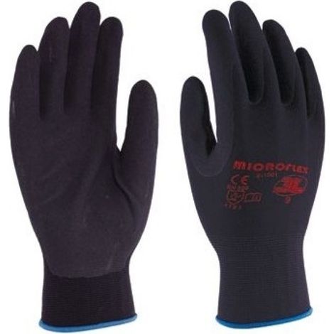 Guante mecanico m08 mojado microflex nitr. gr/neg 3l