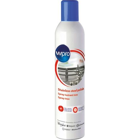 Wpro - limpiador para acero inoxidable y ventanas, pulverizador 400 ml - 484000008495 - 8015250455588