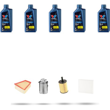 Kit tagliando 4 FILTRI e 5L OLIO compatibile con Seat Ibiza III 1.4 TDI 51kw dal 2005 al 2009 (1/5)