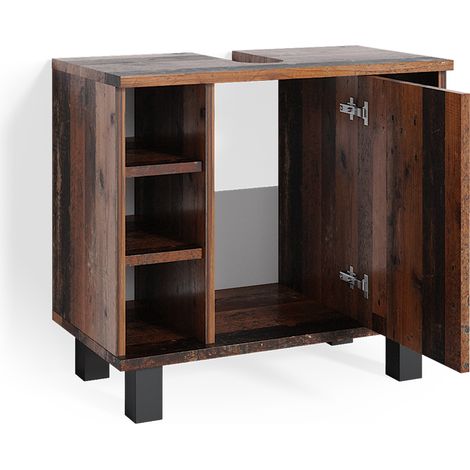 Mueble bajo lavabo Fynn, Madera antigua, 60 x 54 cm, Vicco (1/5)