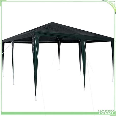 Tente de fête - FAFEICY - 42003424 - Vert - 4x4 m (400x400x266 cm) - Polyéthylène & acier (1/5)