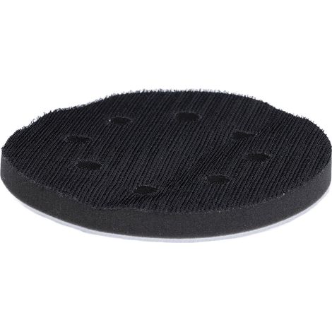 Zoll (12,7 cm) große, 8-Loch-Klett-Unterlegscheiben aus weichem Schwamm mit unterschiedlicher Dichte für Schleifmaschinen-Ablageflächen (1/5)