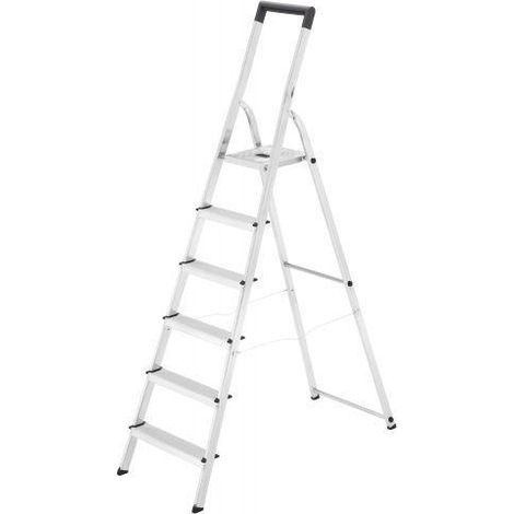 Escalera tijera aluminio L40 EasyClix (6 peldaños) R HAILO