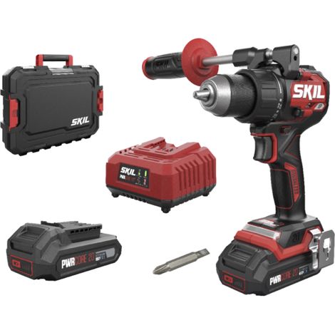 Perceuse-visseuse sans fil Skil 20V 3080 HC (2x2,0 Ah avec coffret)