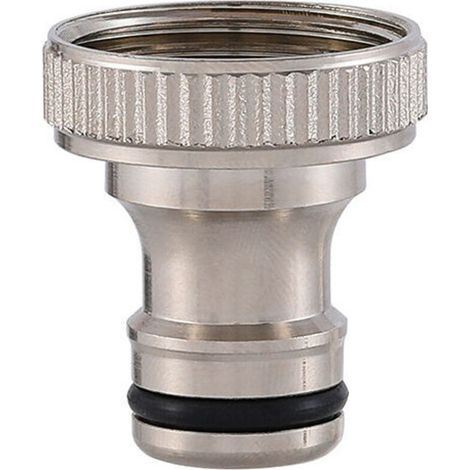 Premium quality garden hose connection adapter (3/4 inch), made of high quality brass, waterproof, for garden tap, garden hose and washing machine. (1/5)