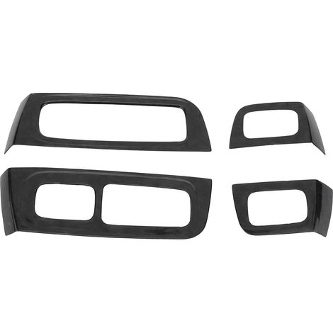 4pcs Cadre Décoratif Panneau Interrupteur Fenêtre en Fibre de Carbone Forgé Remplacement pour Porsche Panamera 2017-2020 Conduite à Gauche (1/5)