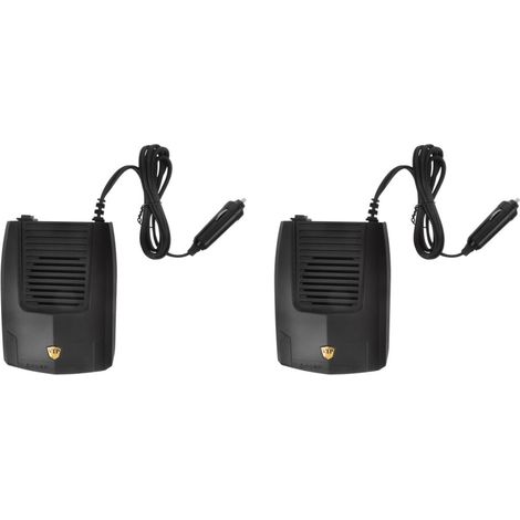 piezas de protector antivaho giratorio con calefacción de ABS negro (1/2)