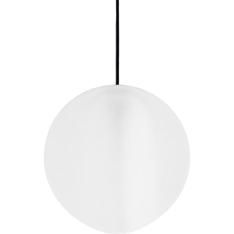 Sirio Suspension Led Design En Céramique Blanche Avec Diffuseur En Polycarbonate Opale, Lumière Chaude 2700K, 8W, Diamètre 24 Cm, Ip40 (1/5)