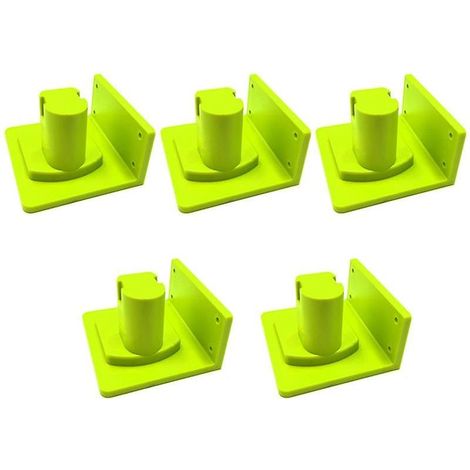 Support de stockage de machine à montage mural 5pcs pour outil de batterie Ryobi 18v One + (1/5)