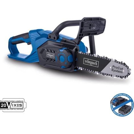 Motosierra 20v hoja 25,4cm sin bateria ixes Scheppach c-cs254-x (1/5)