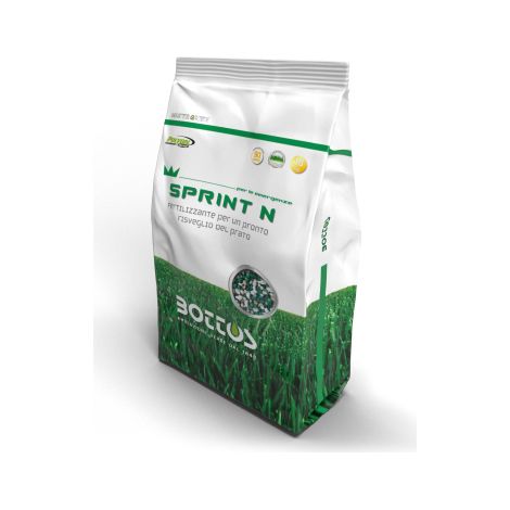 Concime rinverdente Sprint N 2kg o 10kg Bottos NPK 27-0-14 effetto 90 giorni - 10 Kg