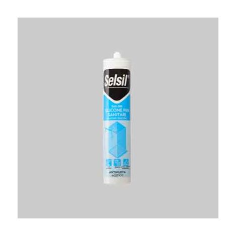SILICONE ACETICO PER SANITARI 'SAS 100' bianco ml 280 - (ral 9010)