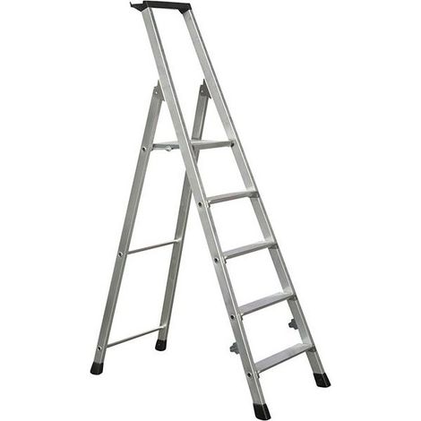 ZARGES, Escabeau à marches pliables, accessible d'un côté, (1/5)