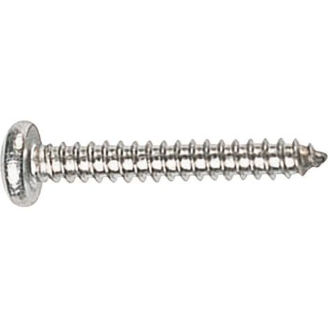 Vis Parker Inox Testa Tonda Bombata Cruciforme Diametro 4,2 mm / Lunghezza 19 mm