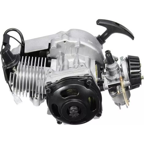 Anlasser für kleine 2-Takt-Motoren 47-49 cm³, kompatibel mit Motorrädern, Pocketbikes, Rollern (Landwirtschaft, Gartenbau, Bauwesen)