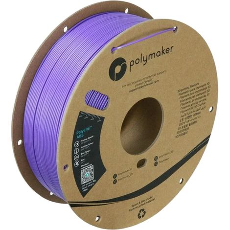 Filamento impresora 3D Polymaker polyLite ABS 1kg alta temperatura (1/3)