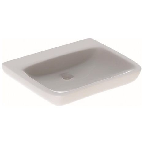 Lavabo Geberit Renova Comfort adapté PMR 65x55cm ss trou rob. ss trop-plein - GEBERIT 500.914.00.1