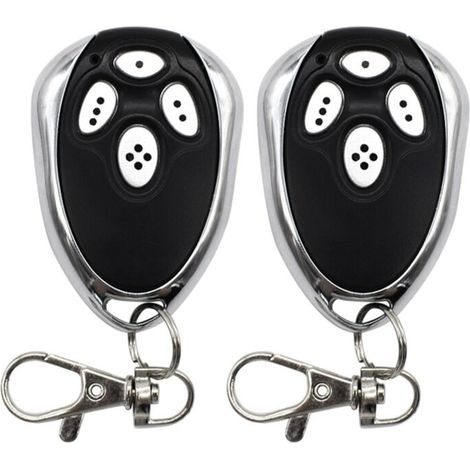 Télécommande Garage 2 Pièces pour Moteur Porte Sectionnelle 433 MHz Code Roulant (1/4)