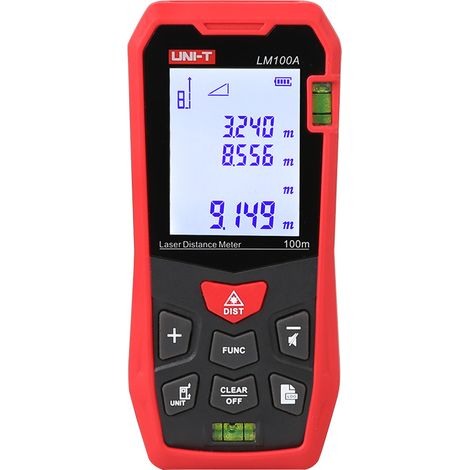 Uni-T LM100A Distanziometro laser rosso e grigio (1/2)