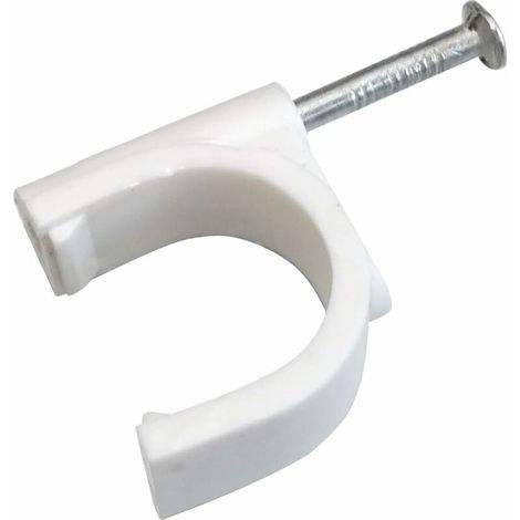 100Pcs Attache-câble Fils pontets 20mm Fixation avec Clou (1/5)